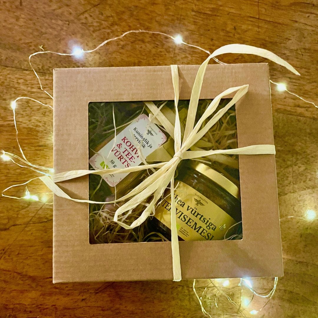 KINKEKOMPLEKT "VÜRTSIDE IME" (kohvivürts ja 7-hea vürtsi mesi)